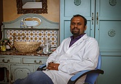 Neil Venugopal, Dr. of Ayurveda and marma therapist, finishes his vacation and returns from India